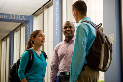 MBA students in the Mendoza College of Business